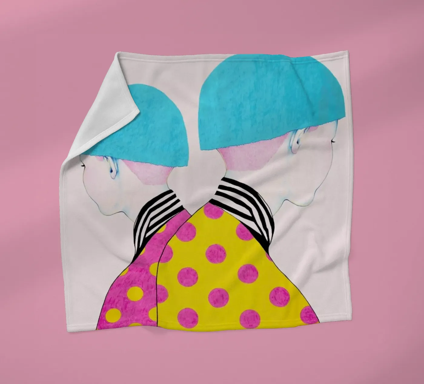 Doubletrouble fleecedeken van Natalie Foss