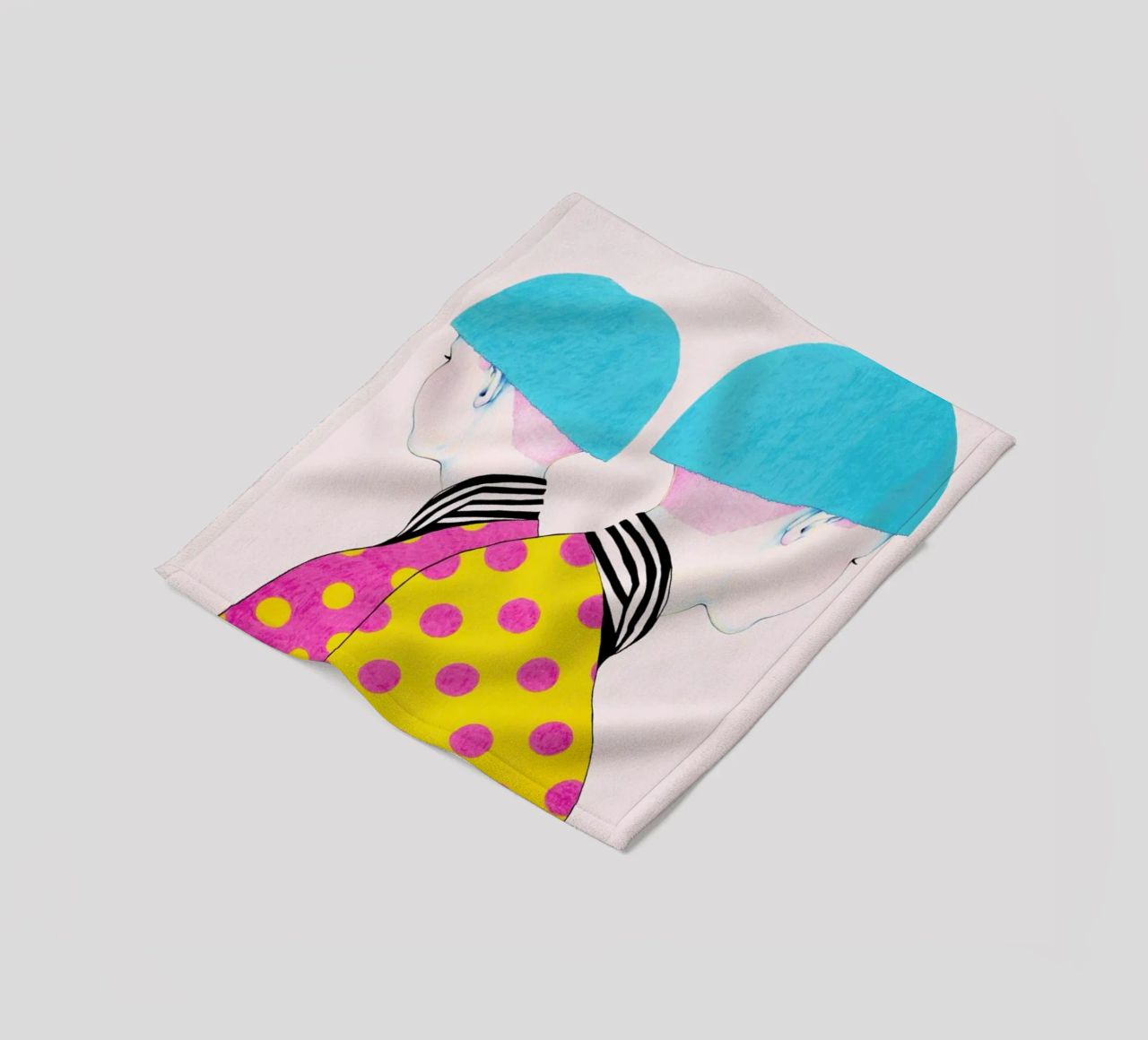 Doubletrouble coperta in pile da Natalie Foss