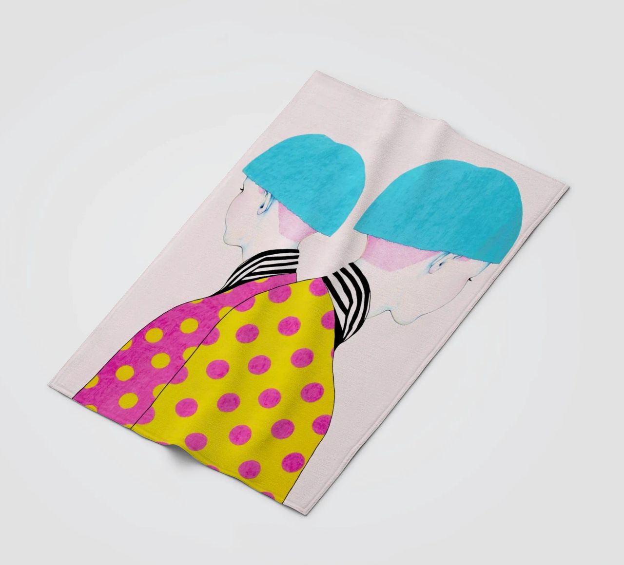 Doubletrouble coperta in pile da Natalie Foss
