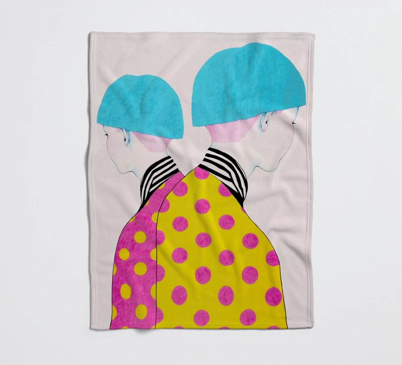 Doubletrouble coperta in pile da Natalie Foss