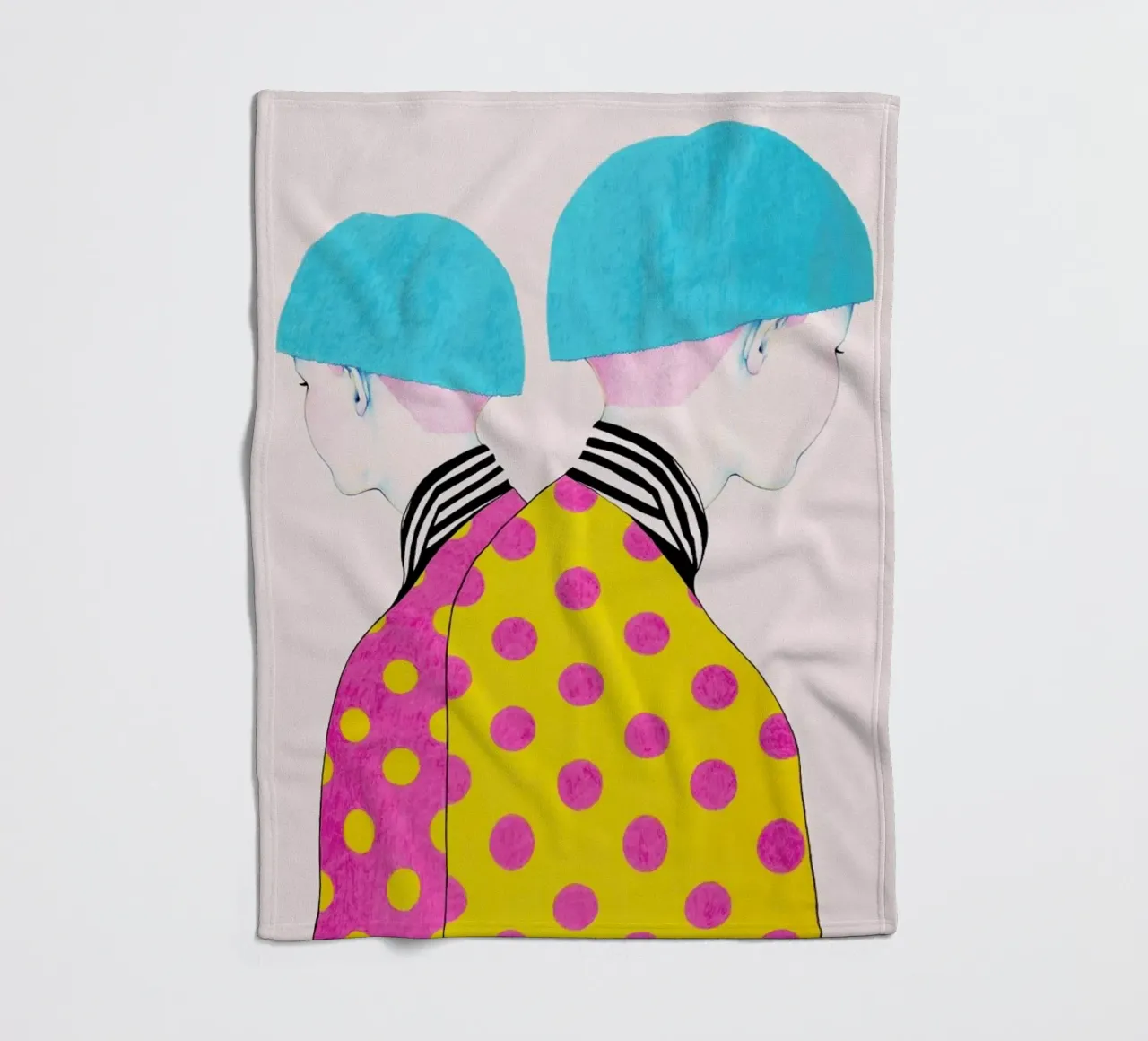 Doubletrouble fleecedeken van Natalie Foss