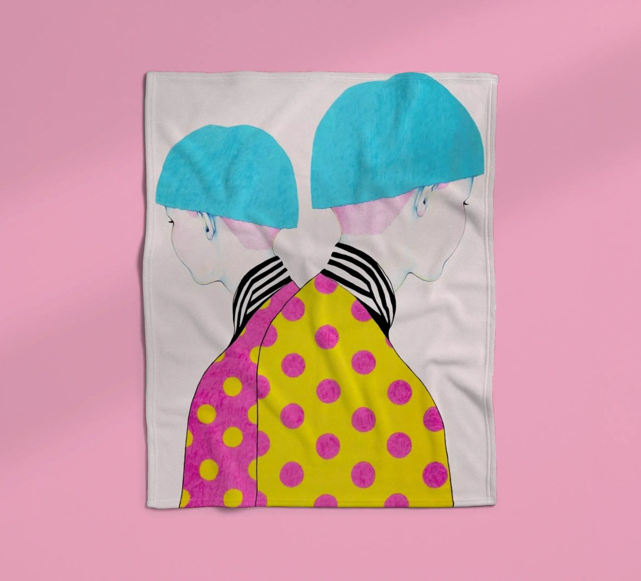 Doubletrouble coperta in pile da Natalie Foss