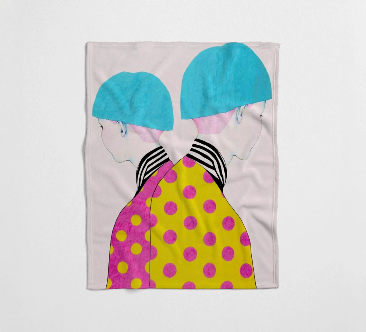 Doubletrouble coperta in pile da Natalie Foss
