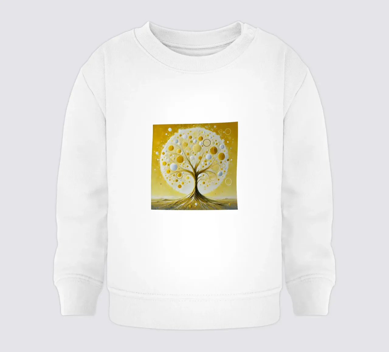 Albero giallo felpa neonato da spiritual