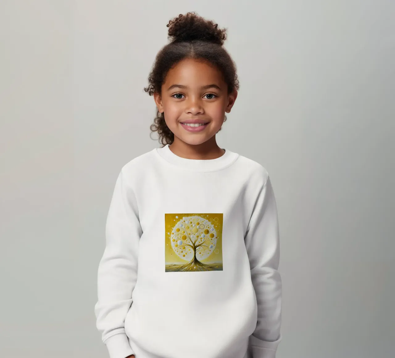 Albero giallo felpa bambino da spiritual