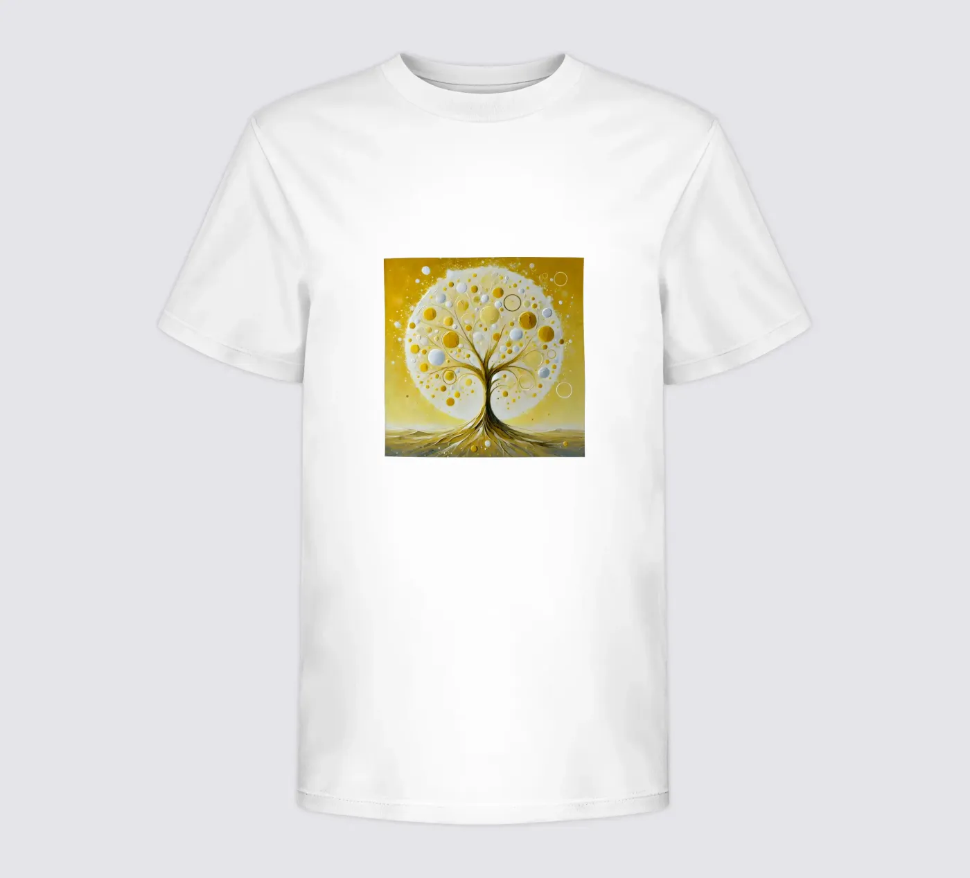 Albero giallo t-shirt bambini da spiritual
