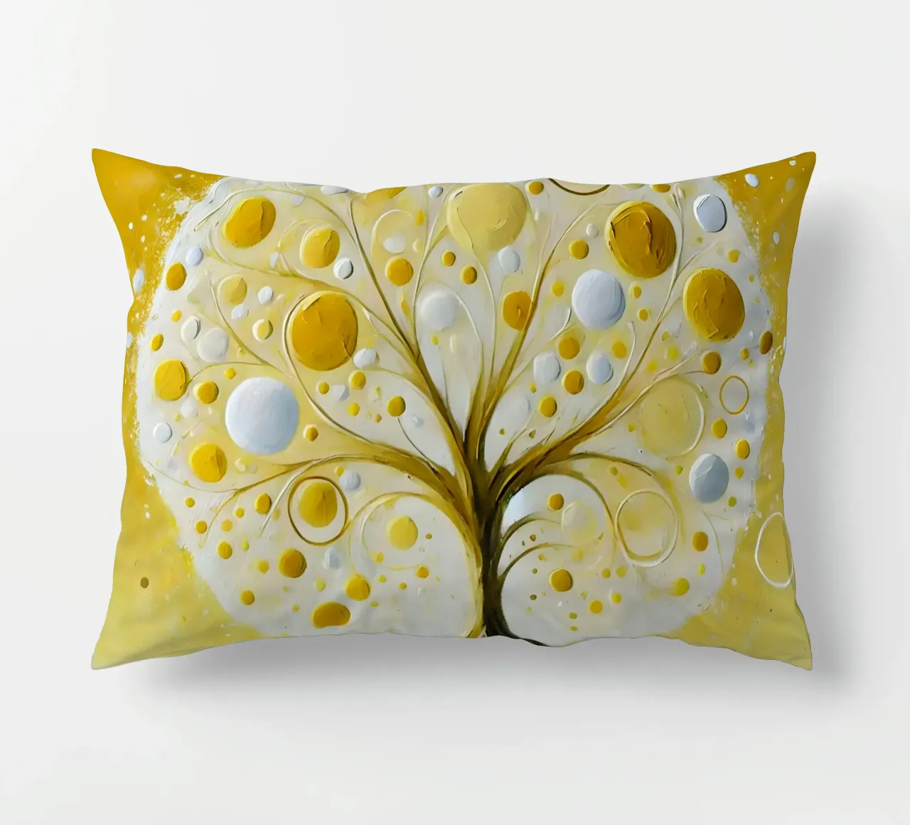 Albero giallo cuscino da spiritual
