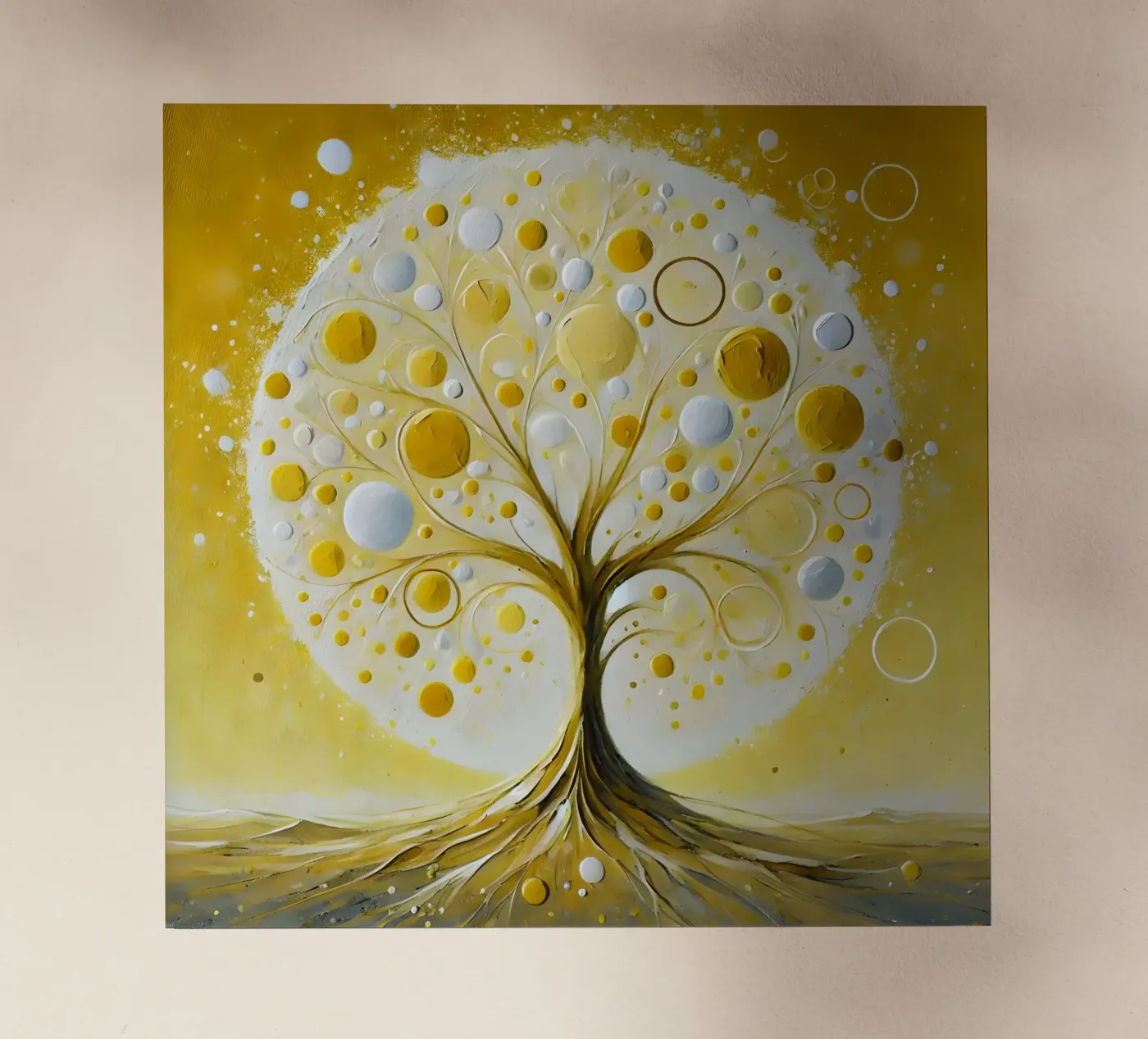 Tree yellow pellicola backlit da spiritual