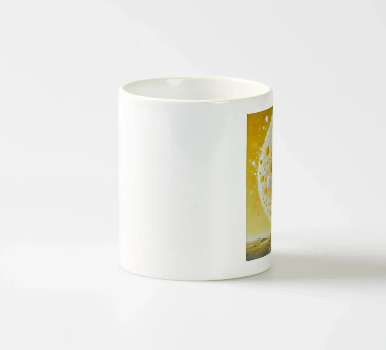 Albero giallo tazza in ceramica da spiritual