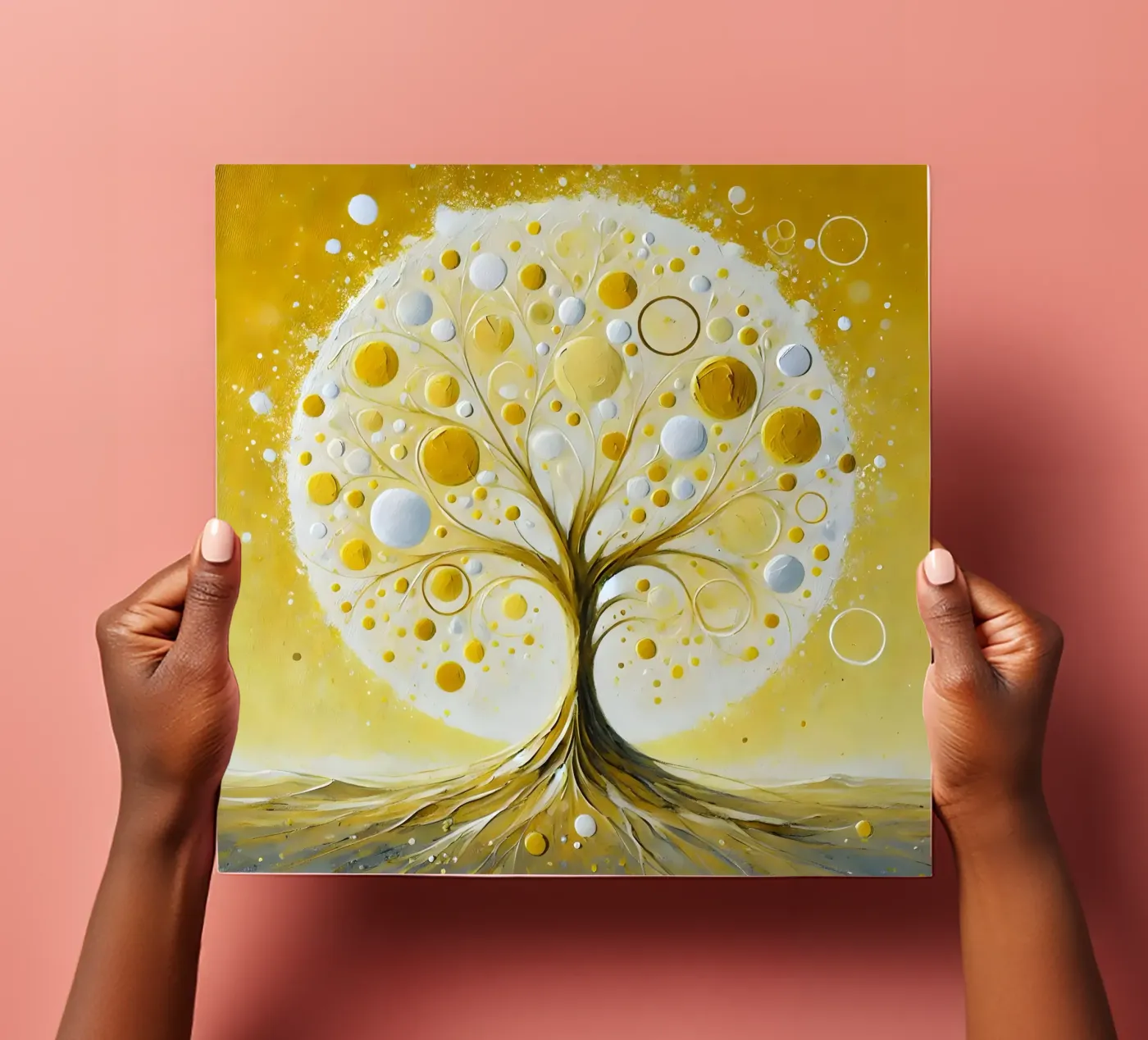 Tree yellow sticker sheet by spiritual
