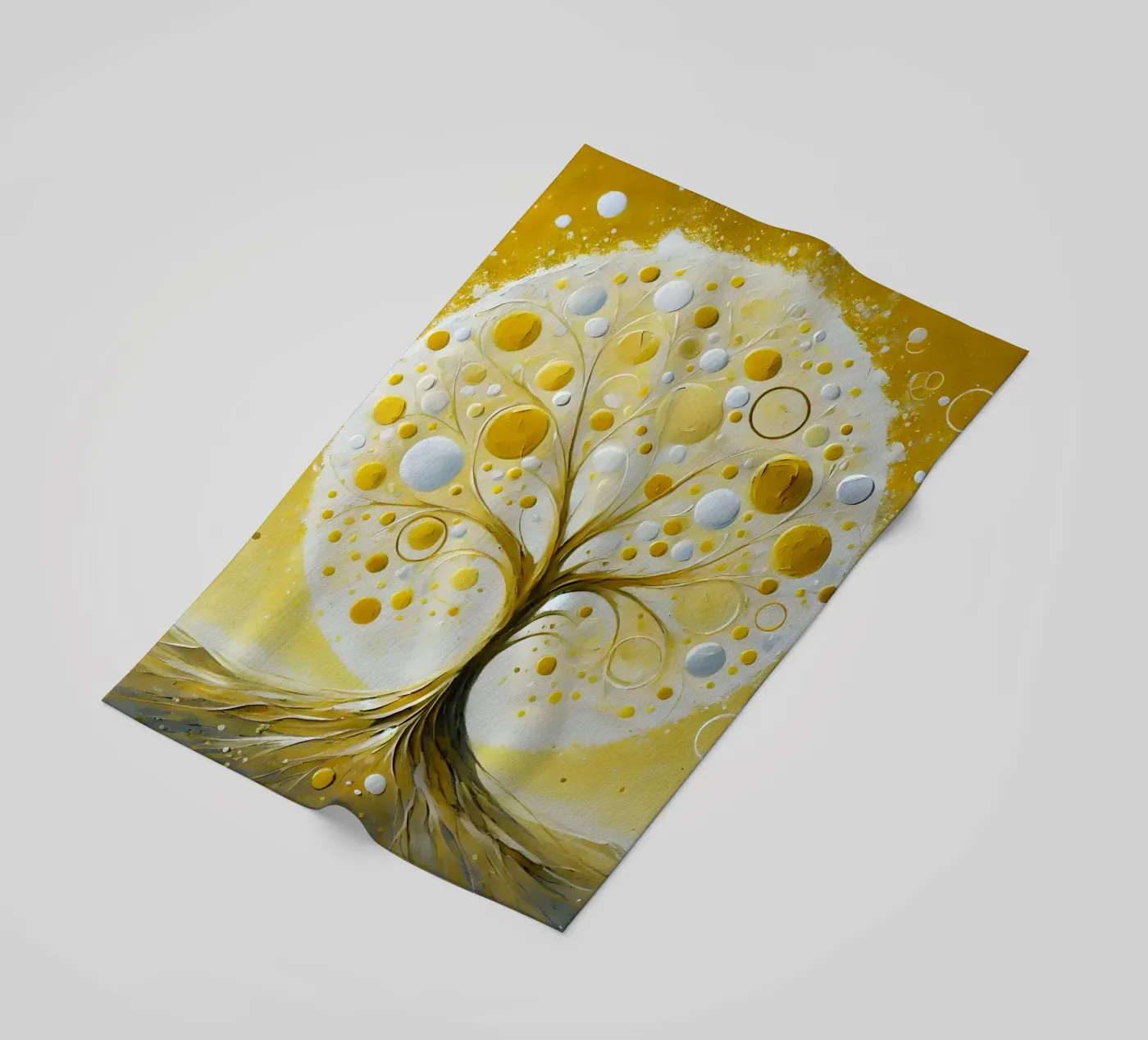 Albero giallo telo mare da spiritual