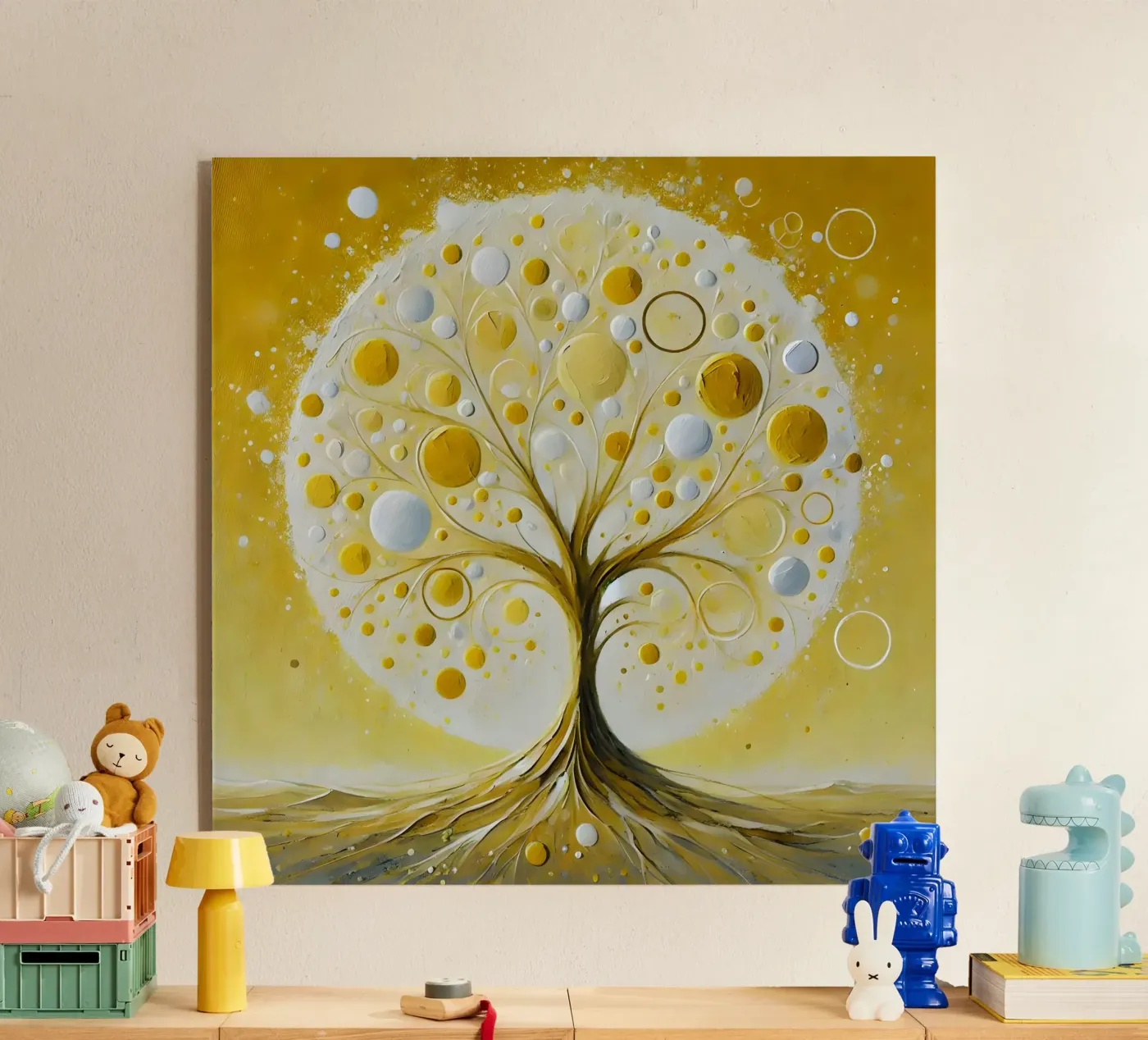 Tree yellow plexiglass da spiritual