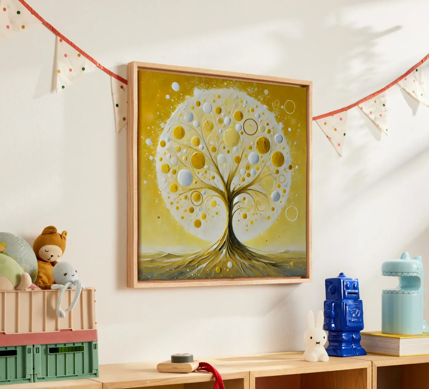 Albero giallo tela da spiritual