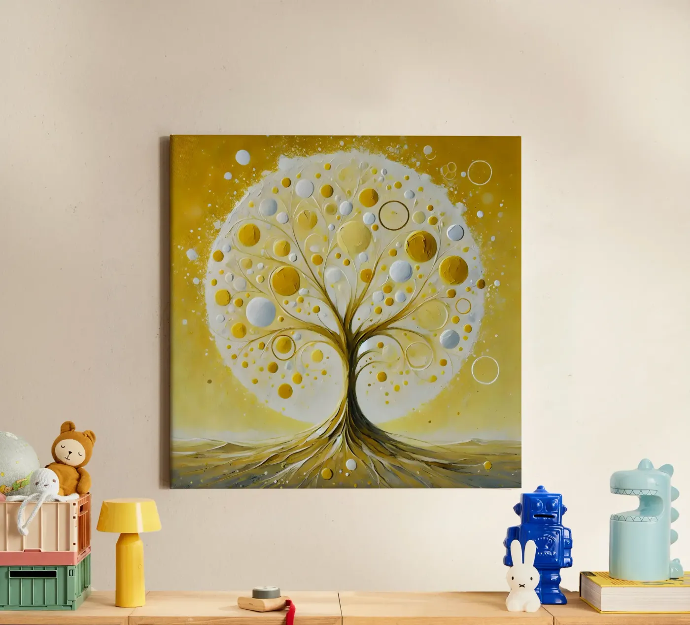 Albero giallo tela da spiritual