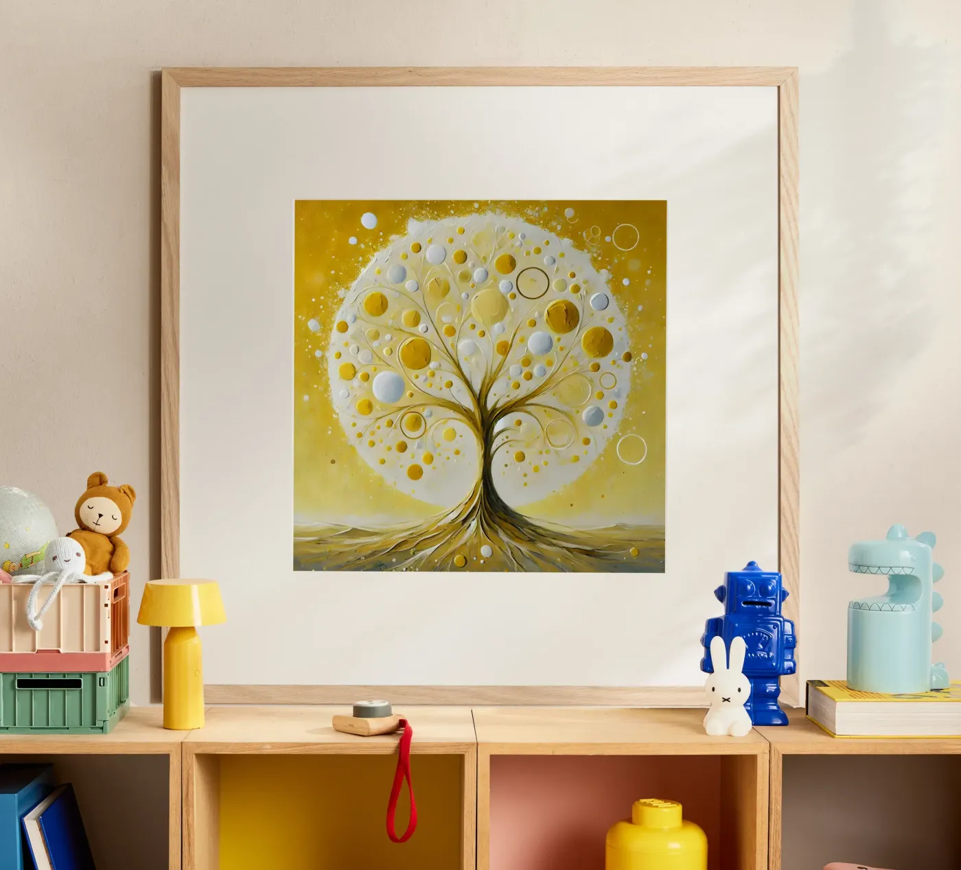Tree yellow poster by spiritual