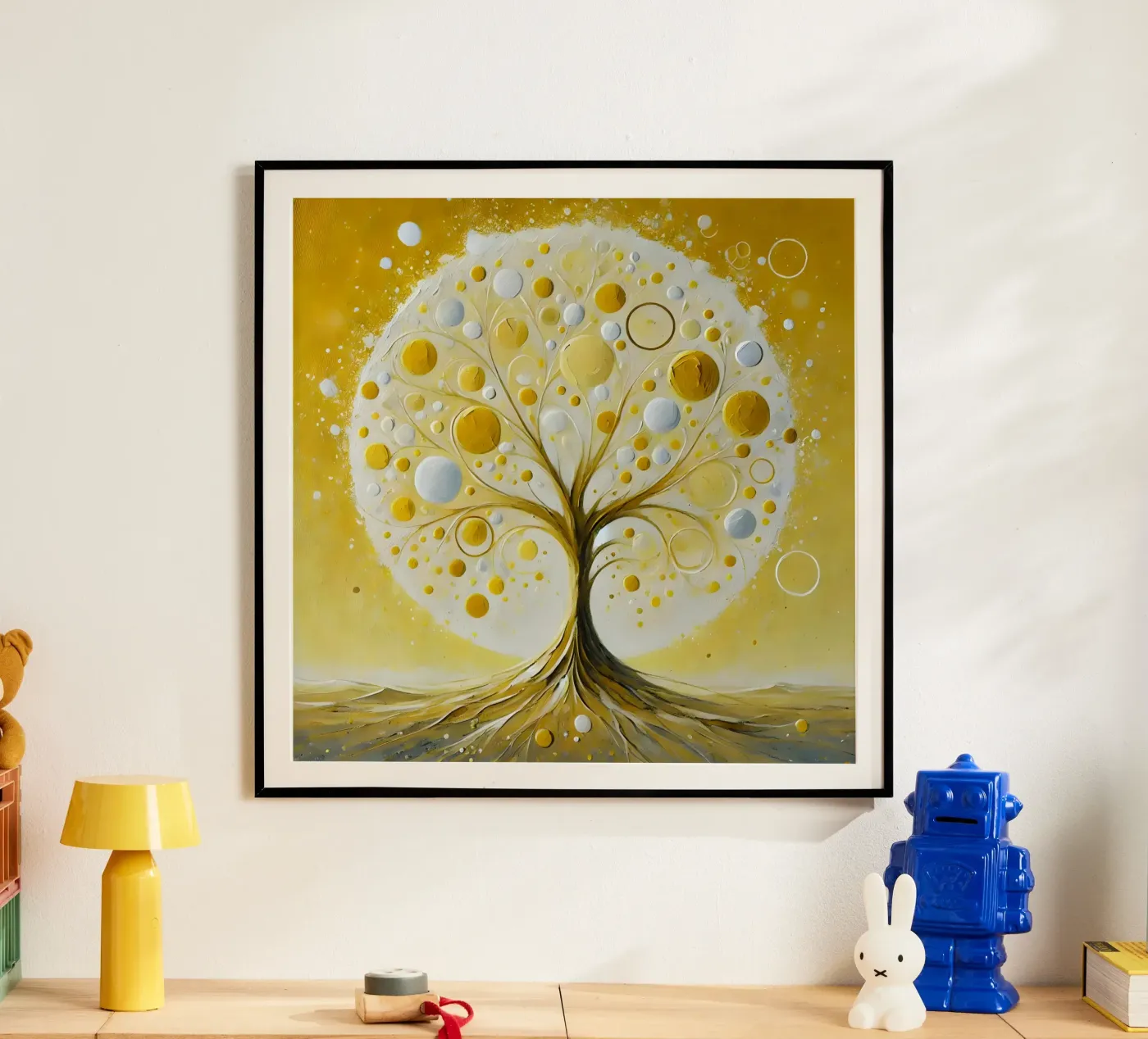 Tree yellow poster by spiritual