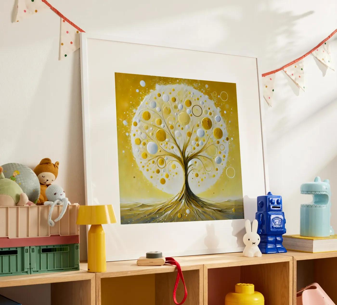 Tree yellow poster by spiritual