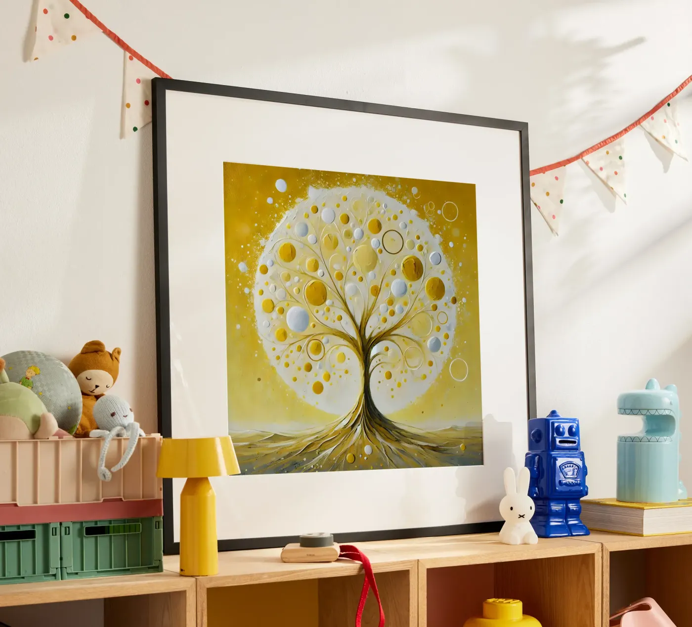 Tree yellow poster by spiritual