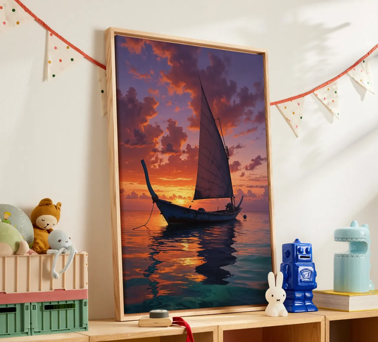 Sailing Dreams at Dusk tela da AlbertKlee