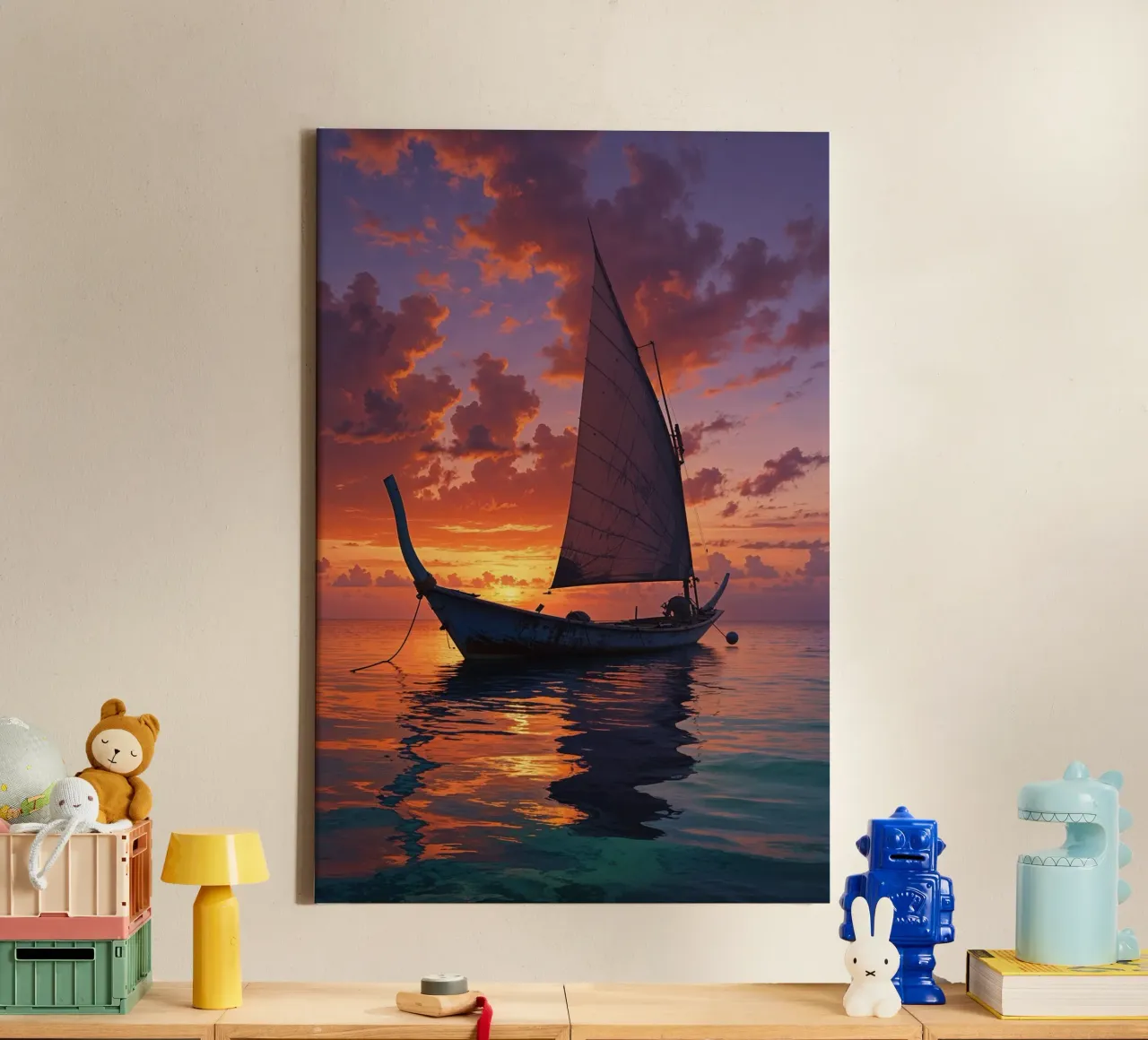 Sailing Dreams at Dusk tela da AlbertKlee