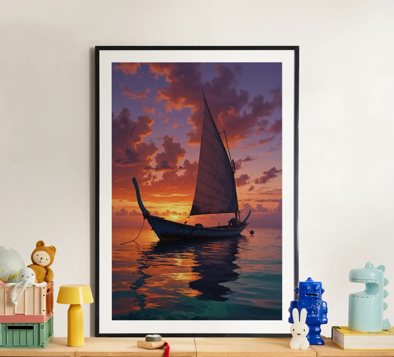 Sailing Dreams at Dusk carta hahnemühle da AlbertKlee