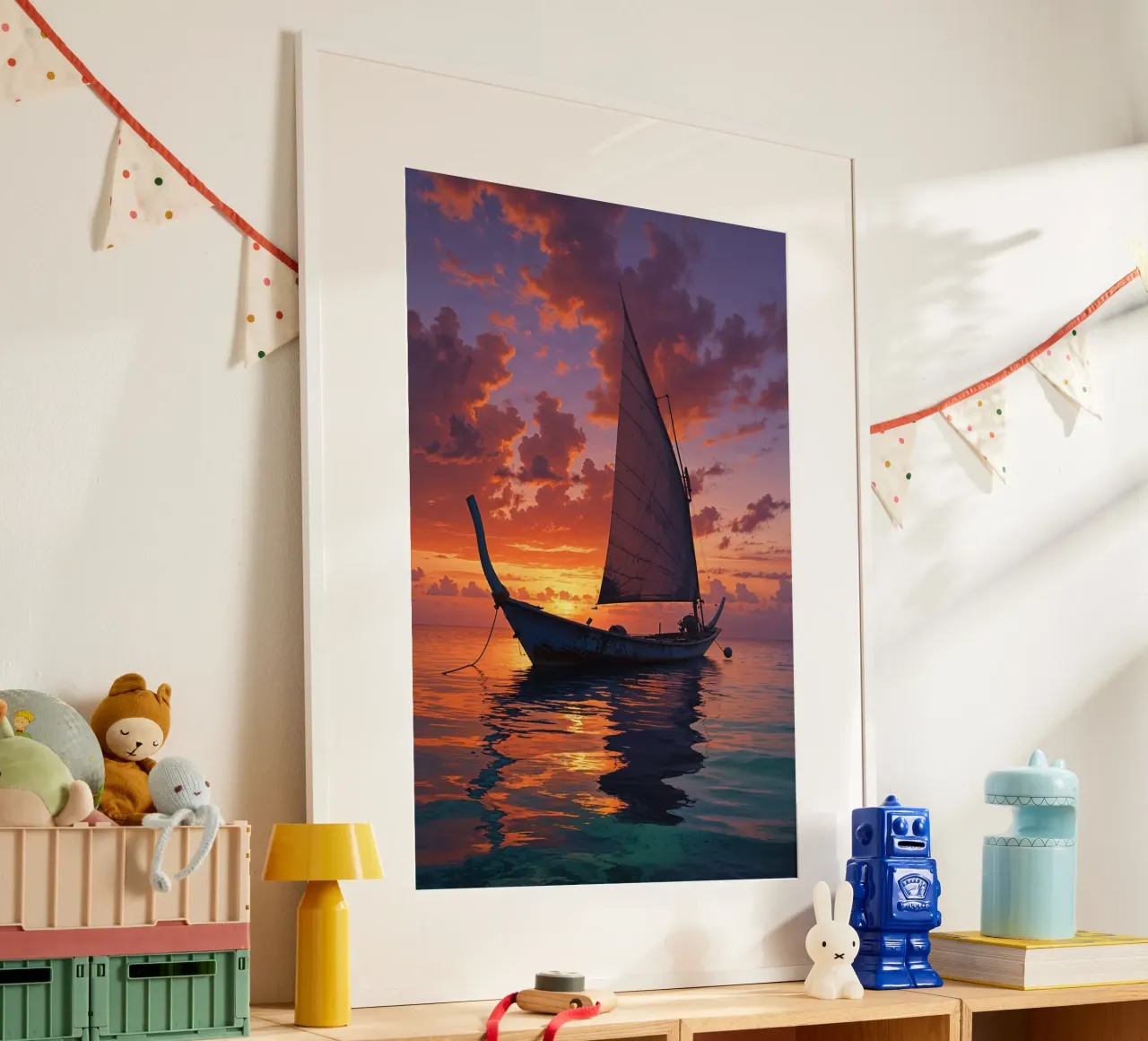 Sailing Dreams at Dusk carta hahnemühle da AlbertKlee