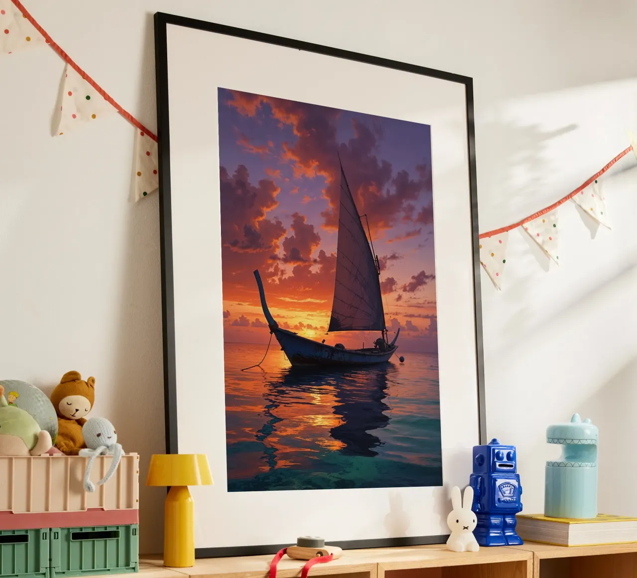 Sailing Dreams at Dusk carta hahnemühle da AlbertKlee