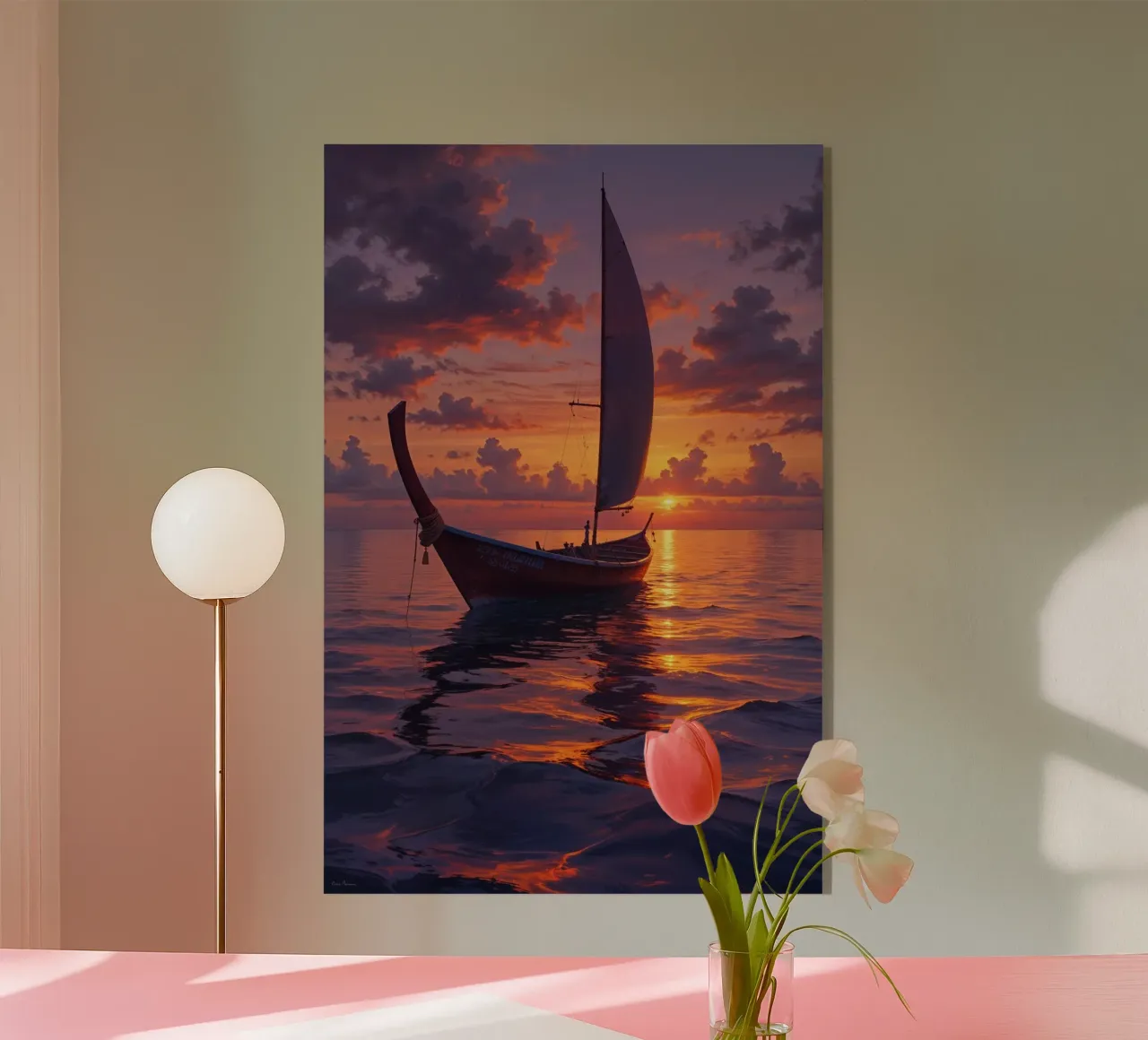 Sailing into the Sunset plexiglass da AlbertKlee