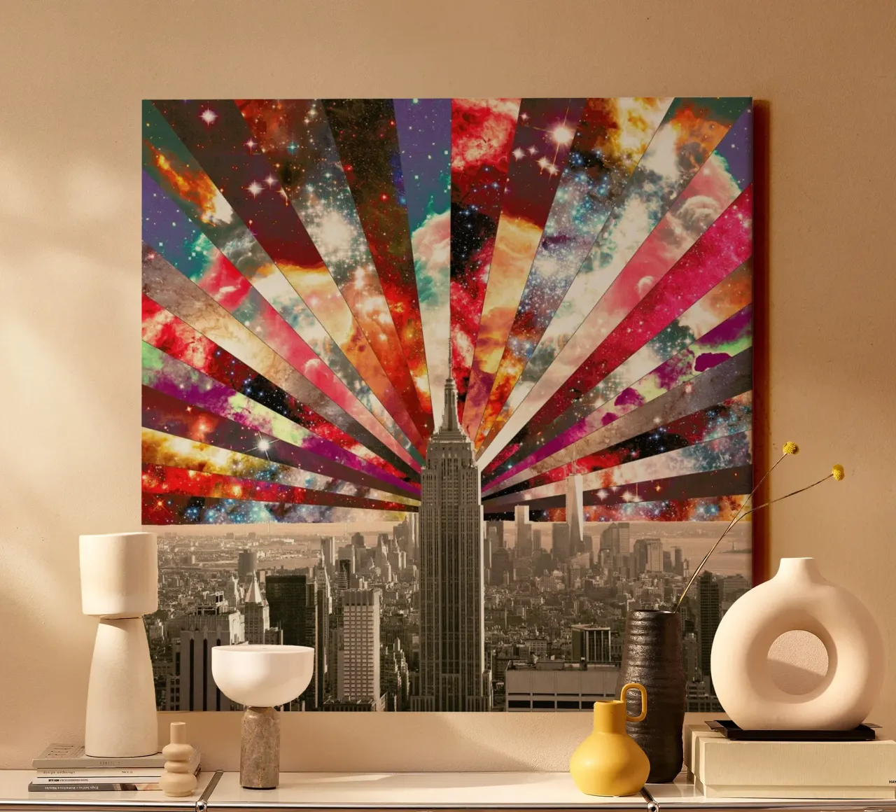 Superstar New York tela con Cornice a cassetta da Bianca Green