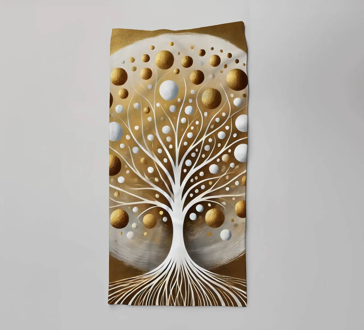 Albero d'oro asciugamano da bagno da spiritual