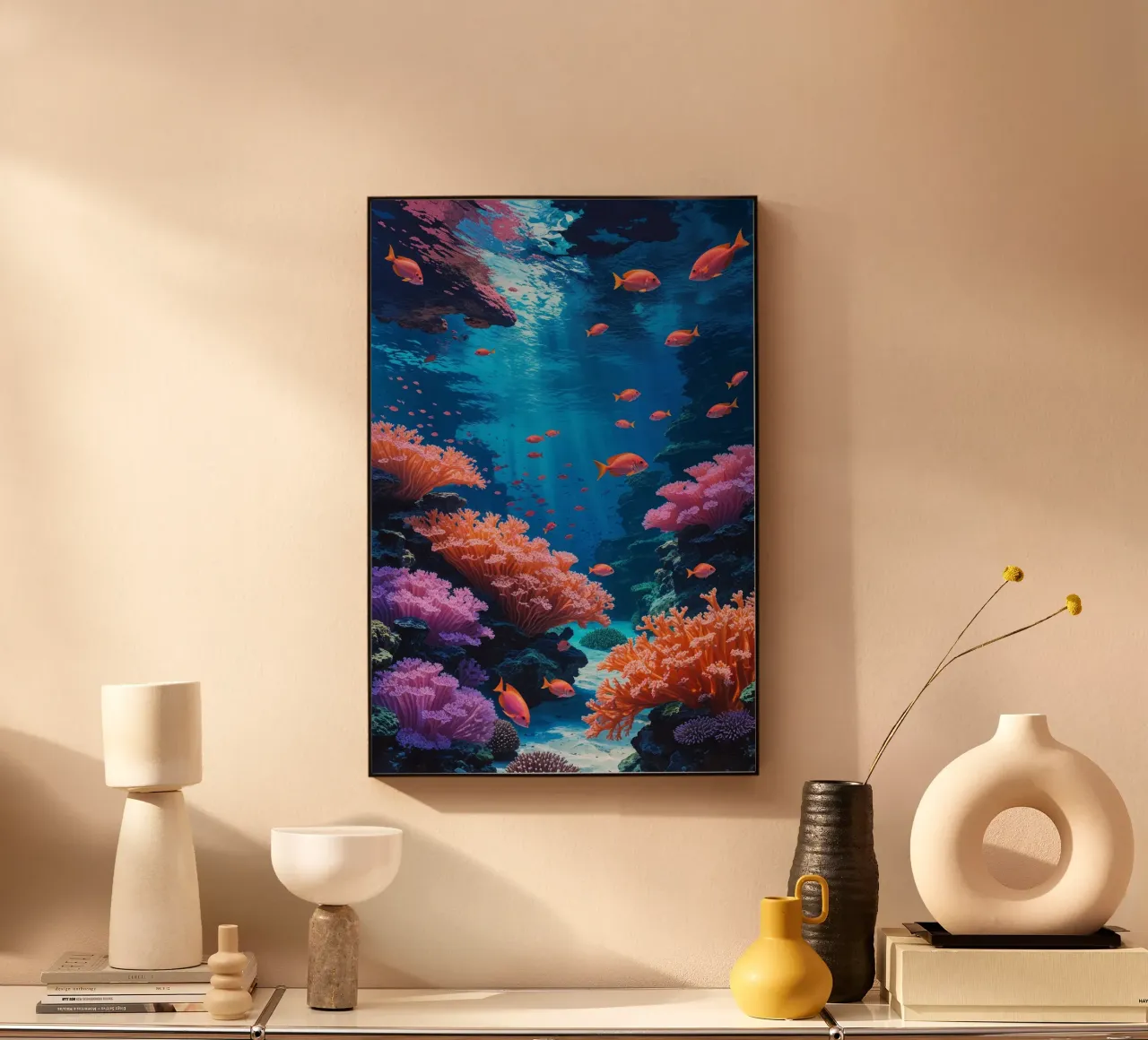 Aquatic Harmony in a Vibrant Reef plexiglass da AlbertKlee