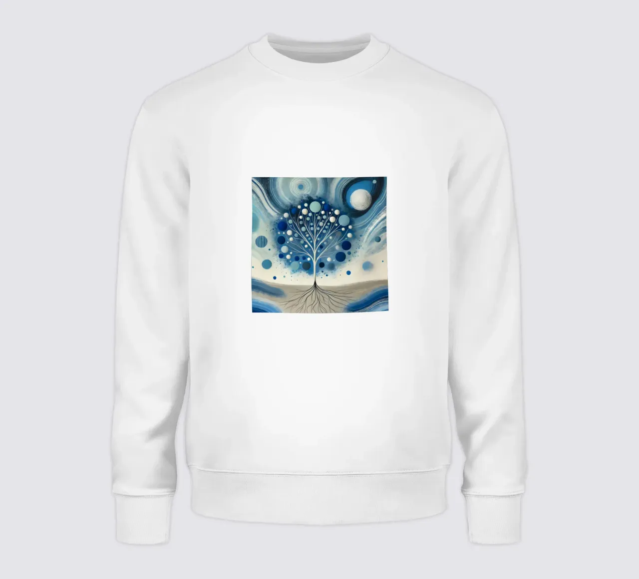 Albero blu felpa da spiritual