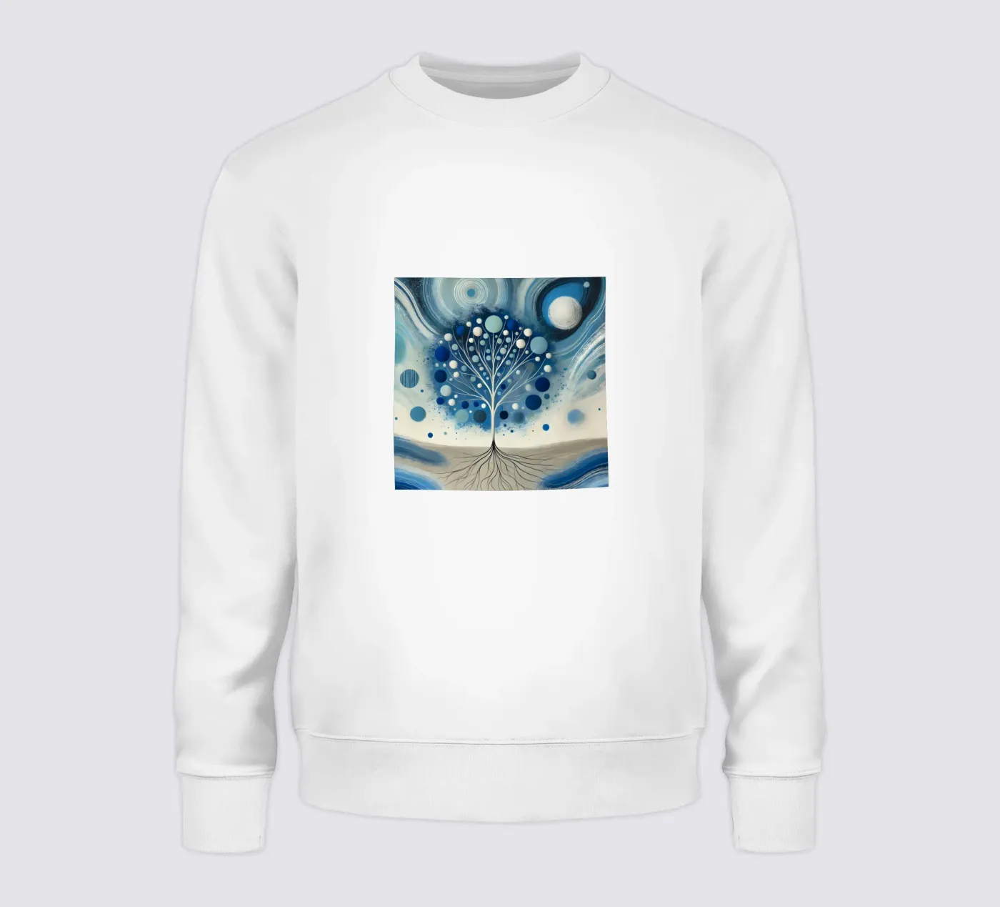 Albero blu felpa da spiritual