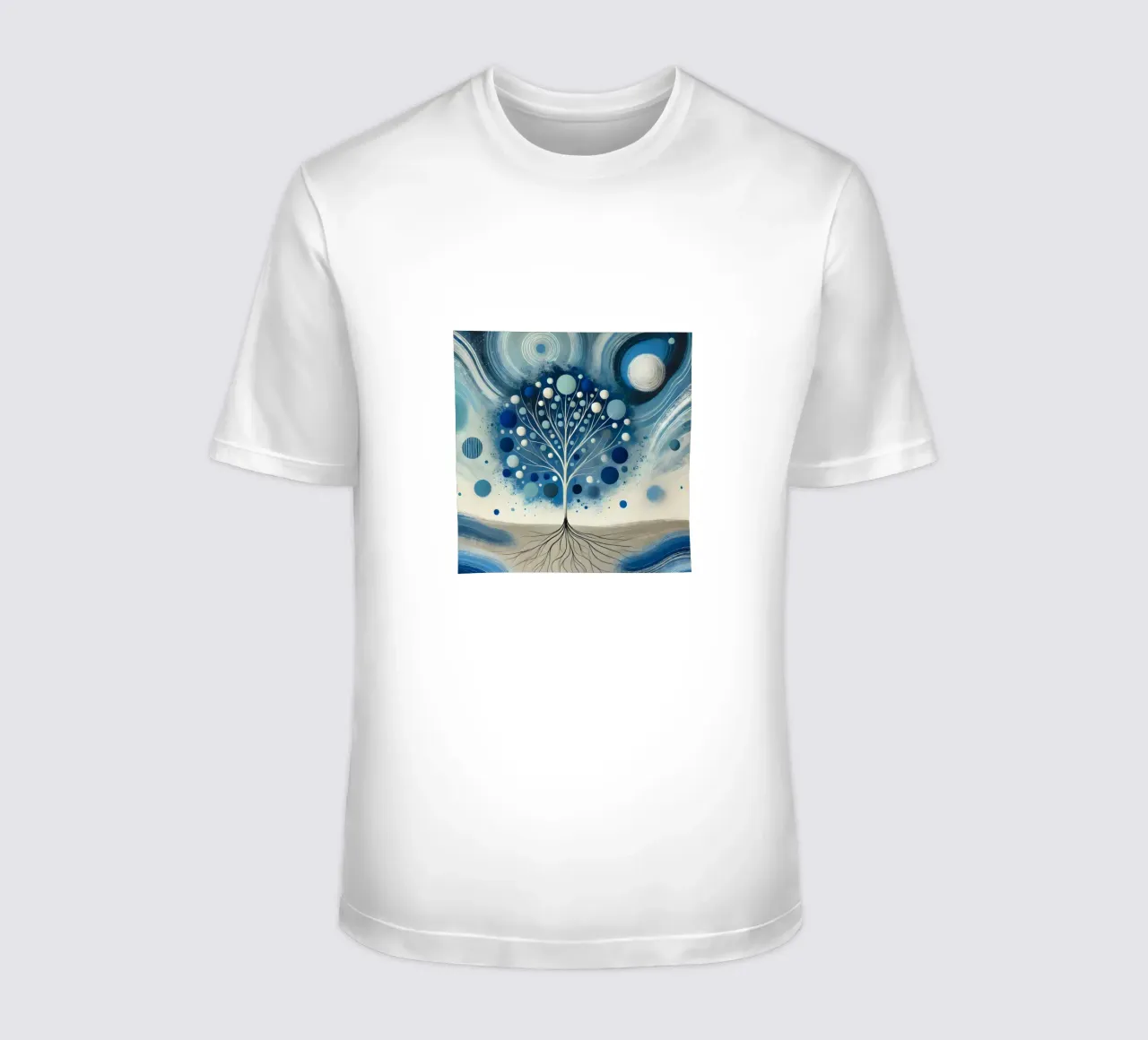 Albero blu t-shirt da spiritual