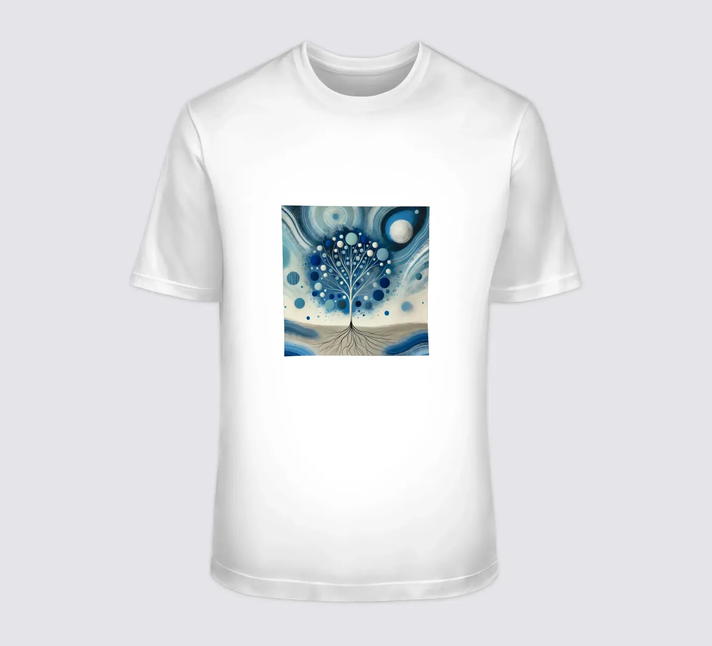 Tree blue t-shirt da spiritual