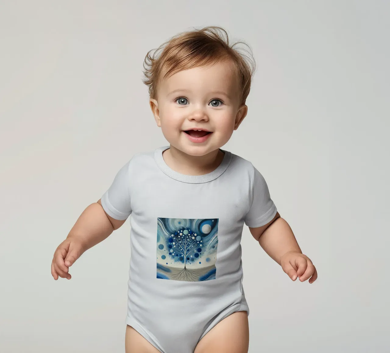 Arbre bleu body bébé de spiritual