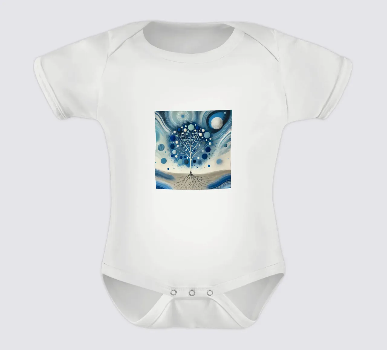 Arbre bleu body bébé de spiritual