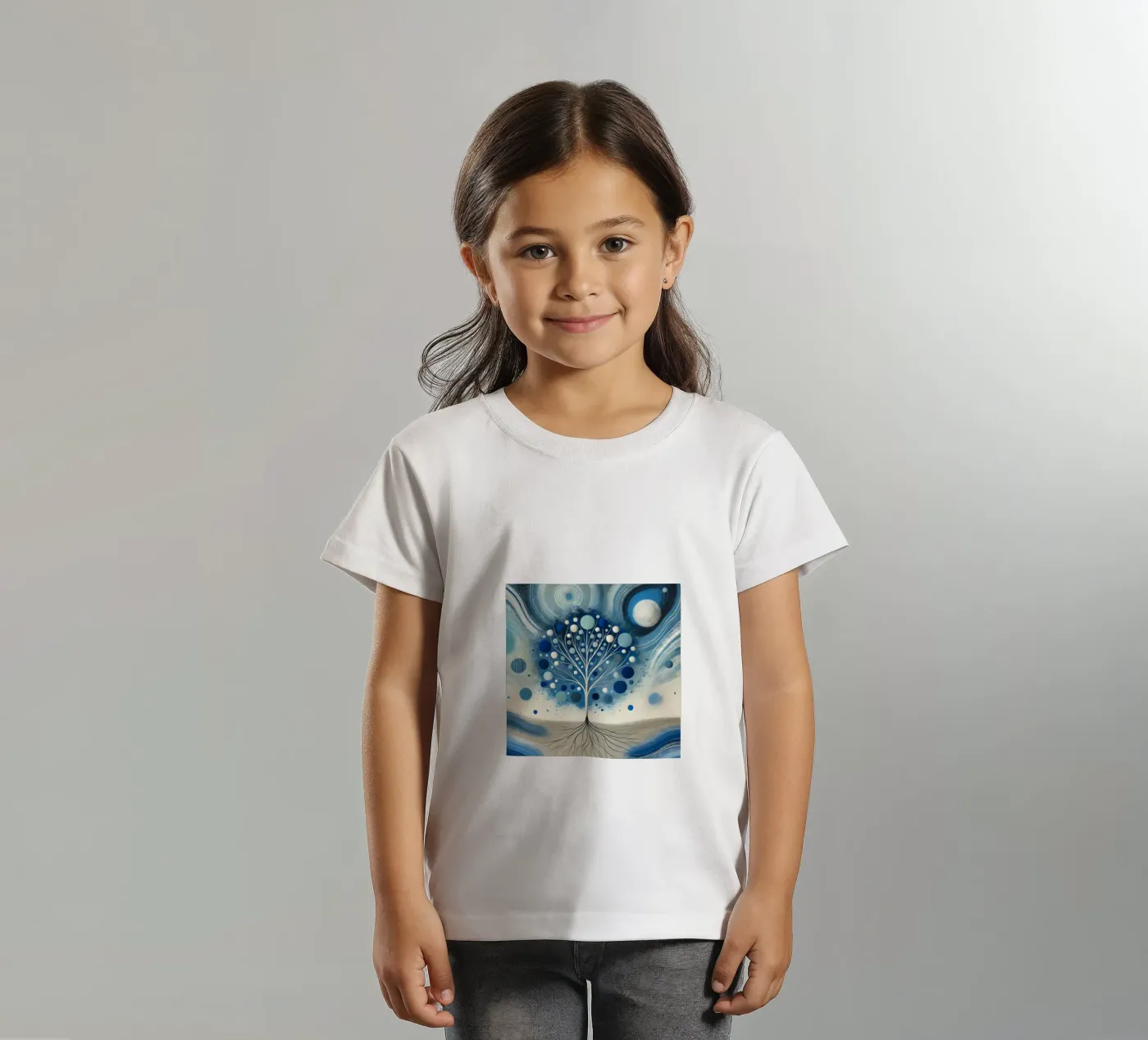 Boom blauw kinder t-shirt van spiritual