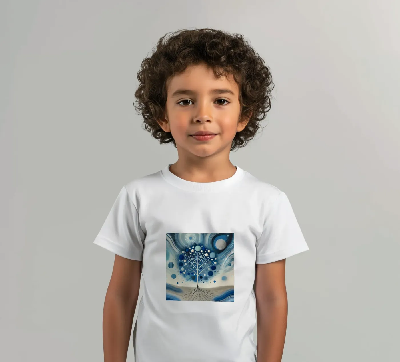 Boom blauw kinder t-shirt van spiritual