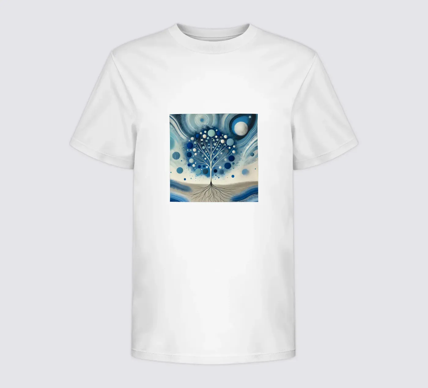 Boom blauw kinder t-shirt van spiritual