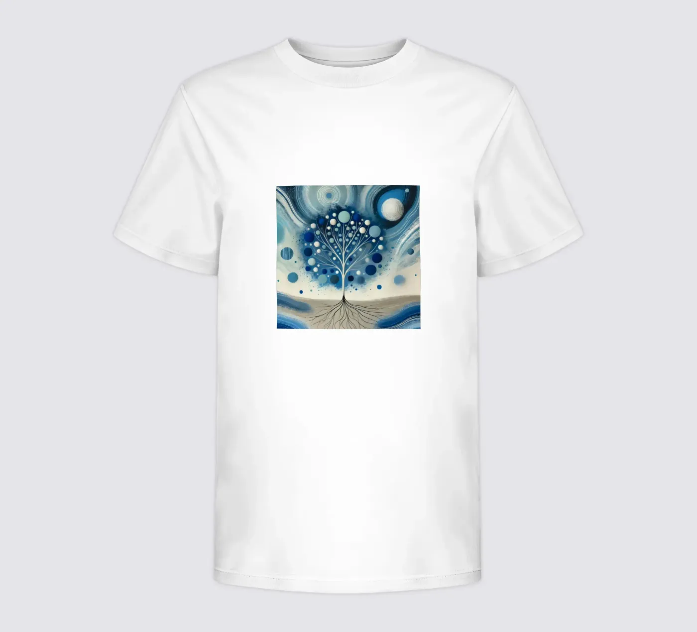 Boom blauw kinder t-shirt van spiritual