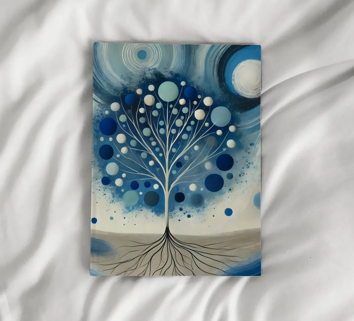 Tree blue notebook by spiritual