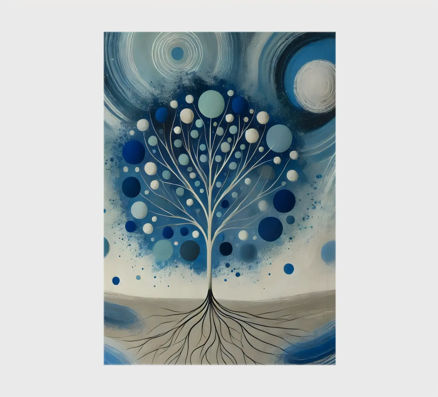 Tree blue notebook by spiritual