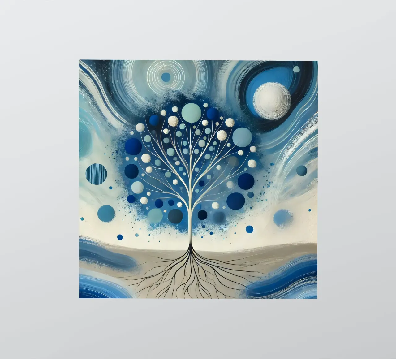 Tree blue sticker by spiritual