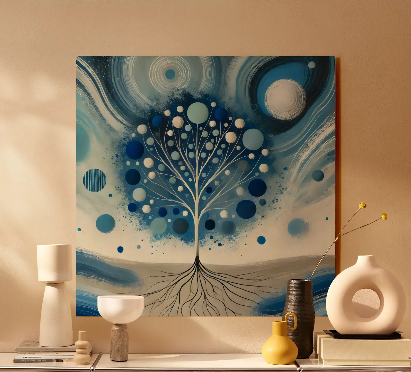 Albero blu plexiglass da spiritual