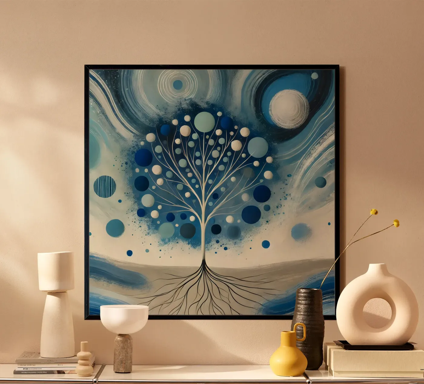 Albero blu poster da spiritual