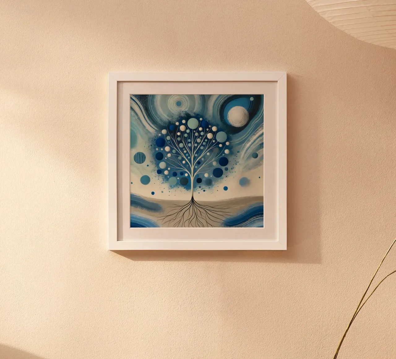 Albero blu poster da spiritual