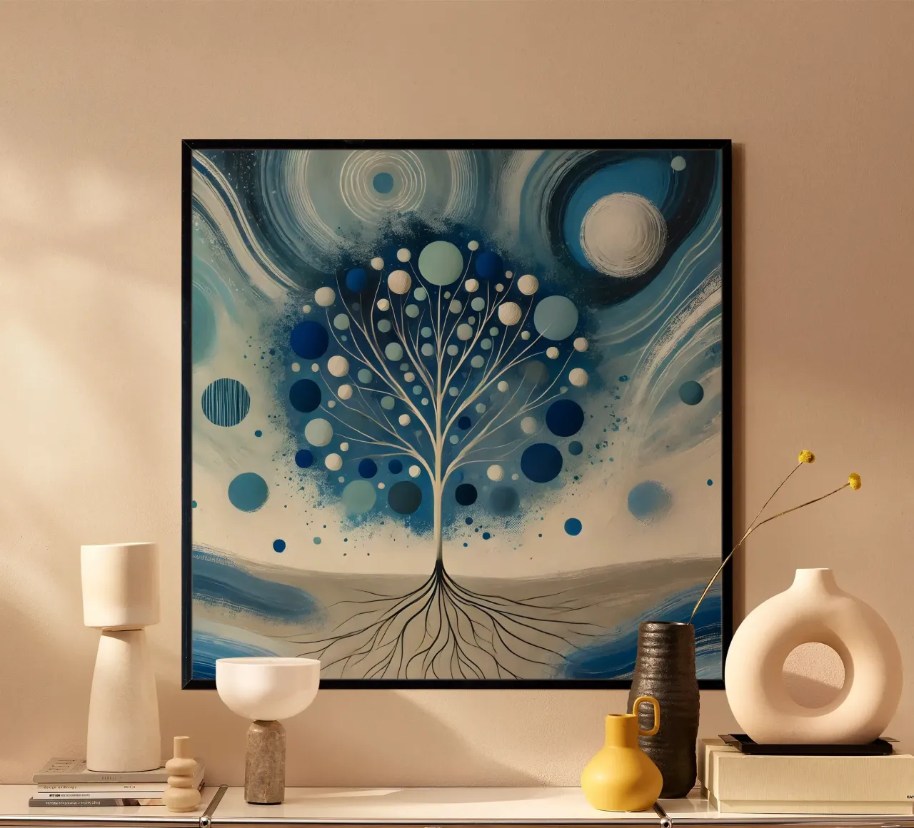 Albero blu poster da spiritual