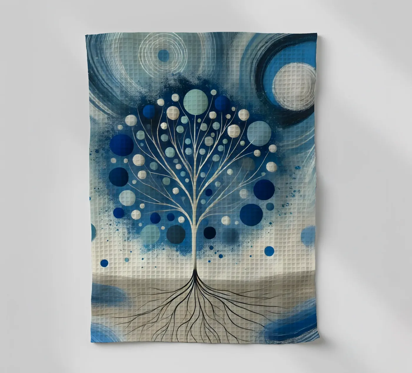 Baum blau Geschirrtuch von spiritual