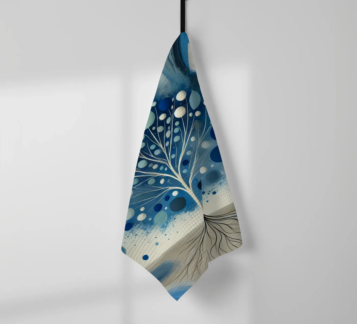 Arbre bleu torchon de spiritual